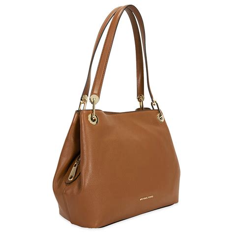 michael kors tasche raven grau|Raven Large Leather Shoulder Bag .